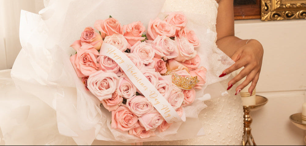 MY QUEEN - HEART SHAPE BOUQUET