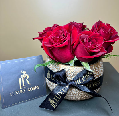 American Fresh Roses FRESH RED ROSES ROUND – Luxury Roses